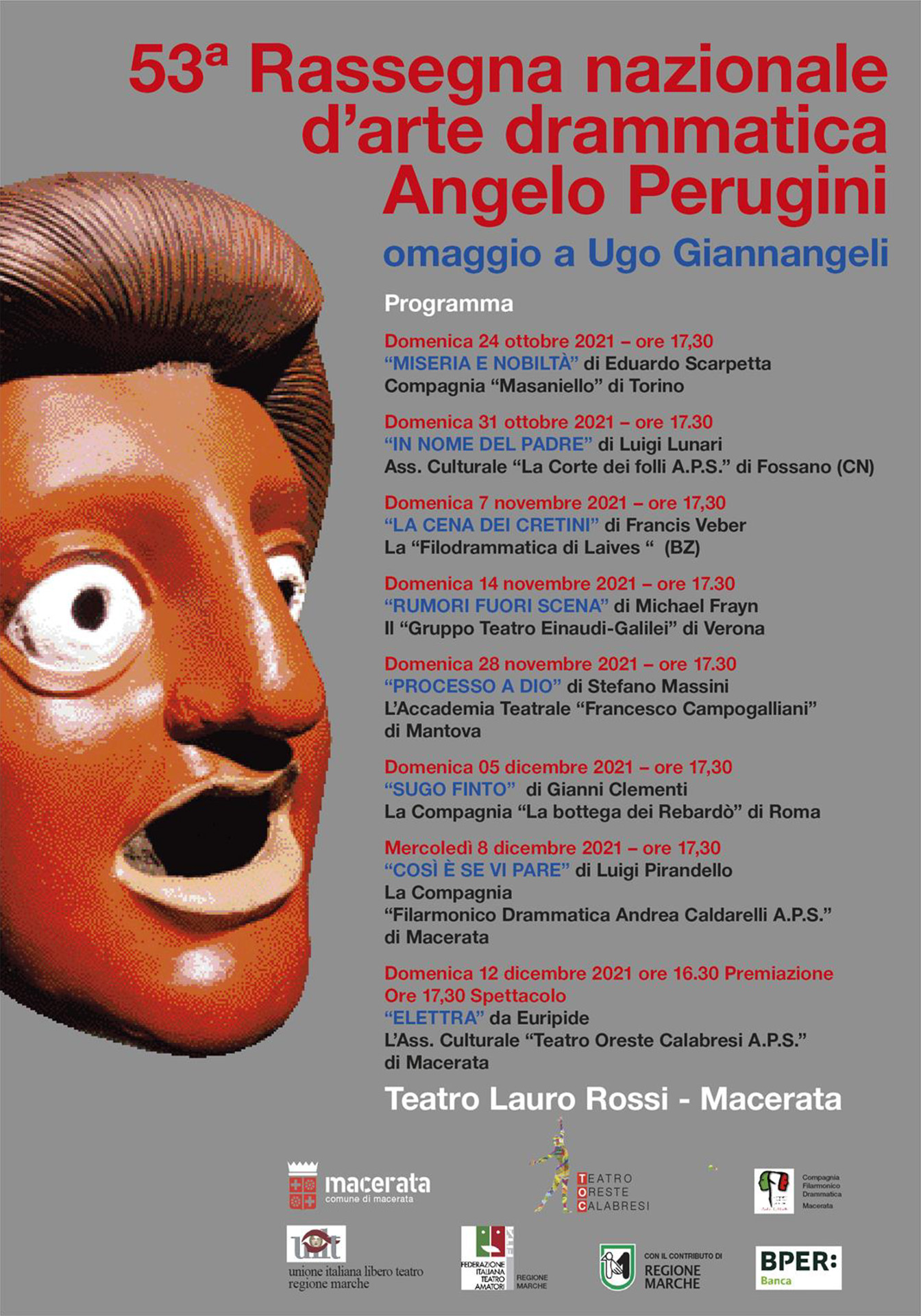 53ª Rassegna nazionale d’arte drammatica Angelo Perugini